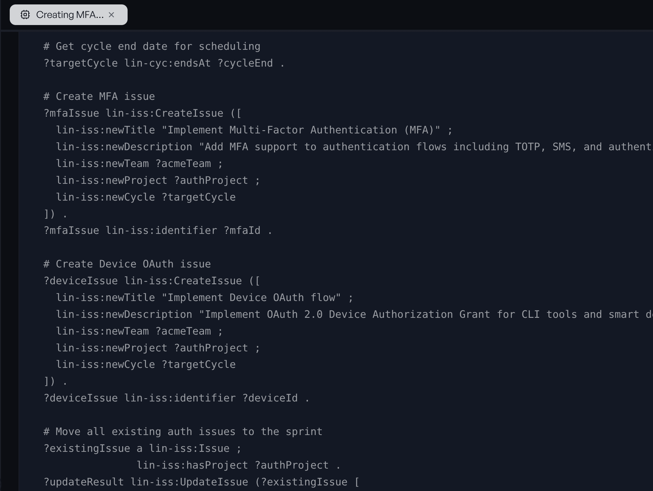 Denied IAM evaluation showing structural access control